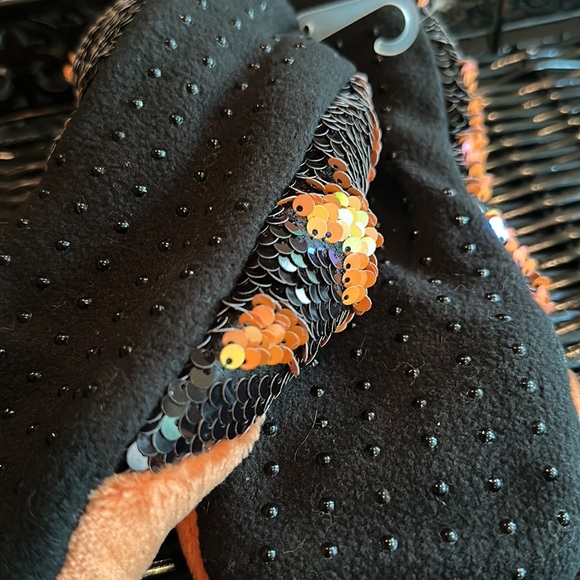 🌷3 for $12 Hyde & Eek Jack-o-lantern Slipper Gripper Socks S/M 5-7 Women - Picture 2 of 5